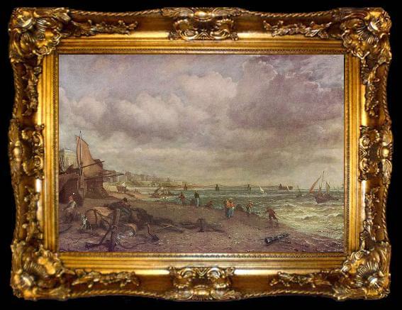 framed  John Constable The Chain Pier, Brighton, ta009-2